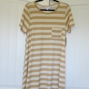 NWT LuLaroe Carly dress Striped Size Medium